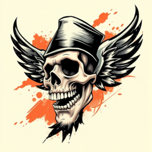 Brushstroke Voodoo Tattoo