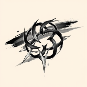 Brushstroke Yggdrasil Tattoo