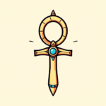 Cartoon Ankh Tattoo