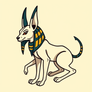 Cartoon Anubis Tattoo