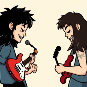 Cartoon Band Tattoo