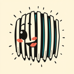 Cartoon Barcode Tattoo