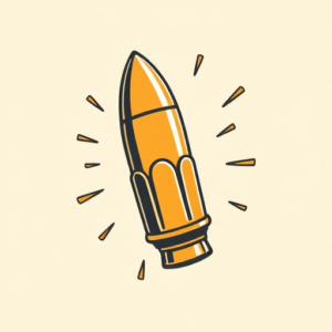 Cartoon Bullet Tattoo