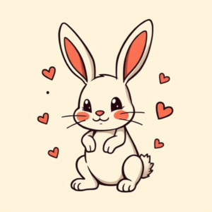 Cartoon Bunny Tattoo