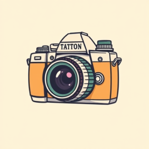 Cartoon Camera Tattoo