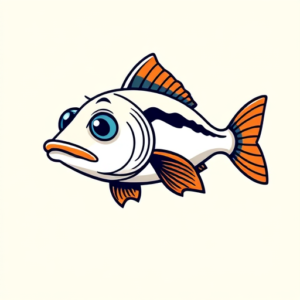 Cartoon Catfish Tattoo