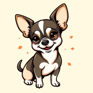 Cartoon Chihuahua Tattoo