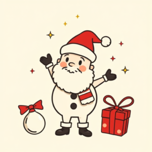 Cartoon Christmas Tattoo