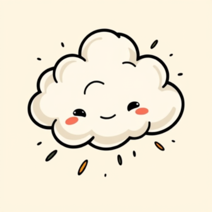 Cartoon Cloud Tattoo