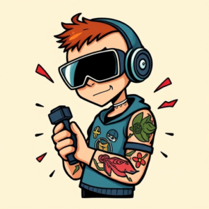 Cartoon Cyber Tattoo