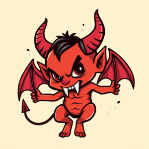 Cartoon Devil Tattoo