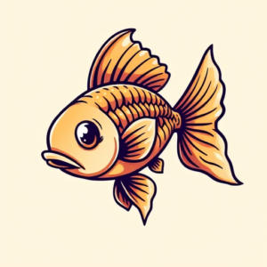 Cartoon Goldfish Tattoo