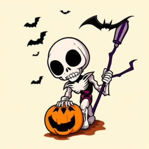 Cartoon Halloween Tattoo