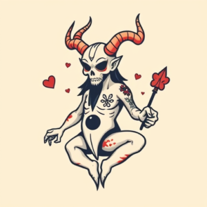 Cartoon Hecate Tattoo