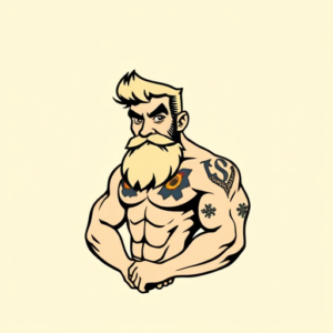 Cartoon Hercules Tattoo