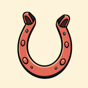 Cartoon Horseshoe Tattoo