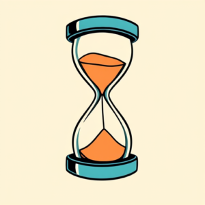 Cartoon Hourglass Tattoo