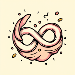 Cartoon Infinity Tattoo