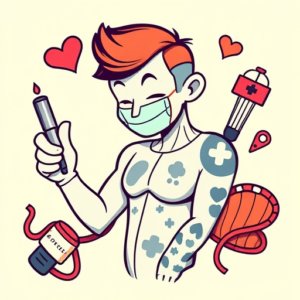 Cartoon Medical Tattoo