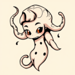 Cartoon Medusa Tattoo