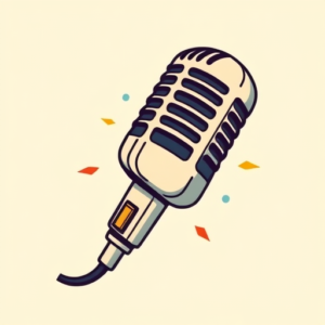 Cartoon Microphone Tattoo