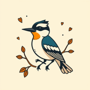 Cartoon Mockingbird Tattoo