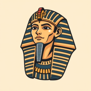 Cartoon Pharaoh Tattoo