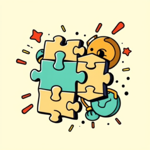 Cartoon Puzzle Tattoo