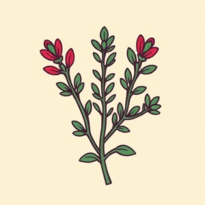 Cartoon Rosemary Tattoo