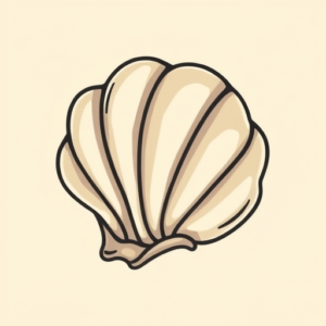 Cartoon Shell Tattoo