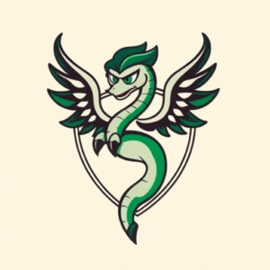 Cartoon Slytherin Tattoo