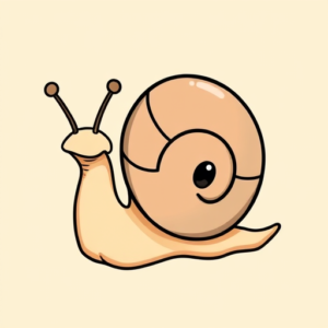 Cartoon Snail Tattoo