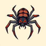 Cartoon Spider Tattoo