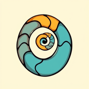 Cartoon Spiral Tattoo