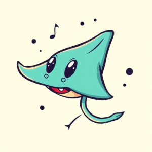 Cartoon Stingray Tattoo