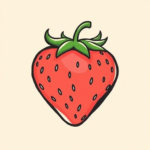 Cartoon Strawberry Tattoo