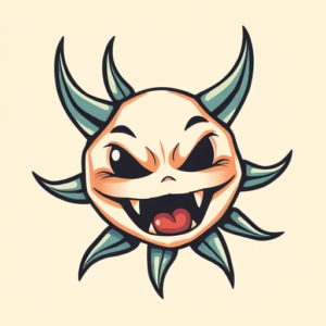 Cartoon Thorn Tattoo