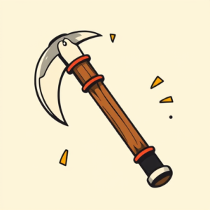 Cartoon Tomahawk Tattoo