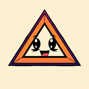 Cartoon Triangle Tattoo