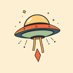 Cartoon Ufo Tattoo