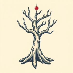 Cartoon Yggdrasil Tattoo