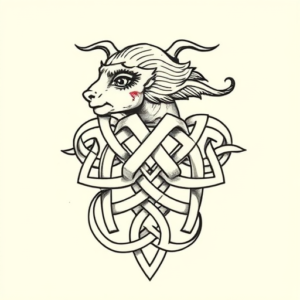 Celtic Aquarius Tattoo