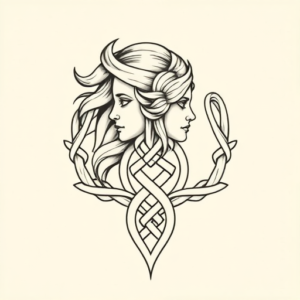 Celtic Athena Tattoo