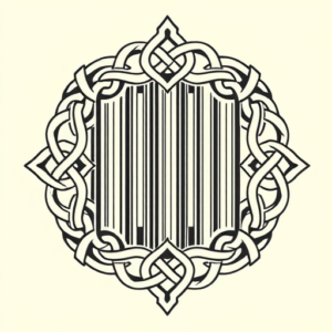 Celtic Barcode Tattoo
