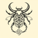 Celtic Beetle Tattoo