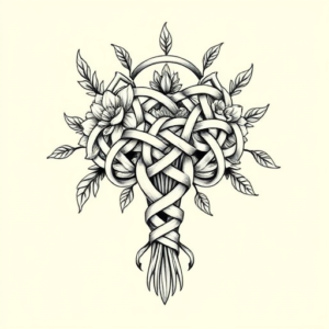 Celtic Bouquet Tattoo