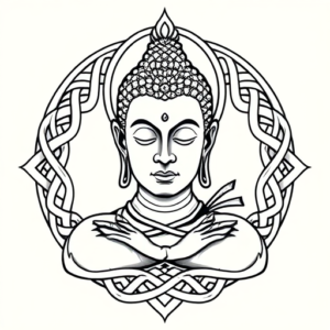 Celtic Buddha Tattoo