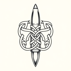 Celtic Bullet Tattoo