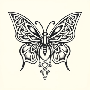 Celtic Butterfly Tattoo