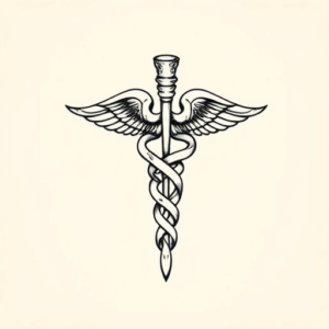 Celtic Caduceus Tattoo